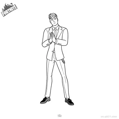 Free printable Clix 03 Coloring Page - Free PDF Printable Fortnite Coloring Sheets coloring page